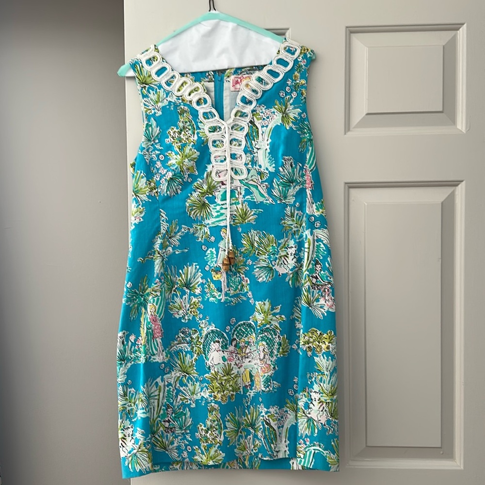 Rare Lilly Pulitzer Originals Ricci Jungle Glam Shift Dress